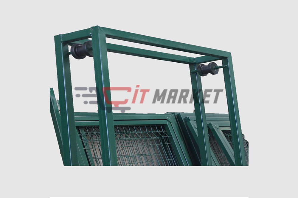 pulley 4 pieces 40 40 panel flying door device fence market wire mesh bazaar